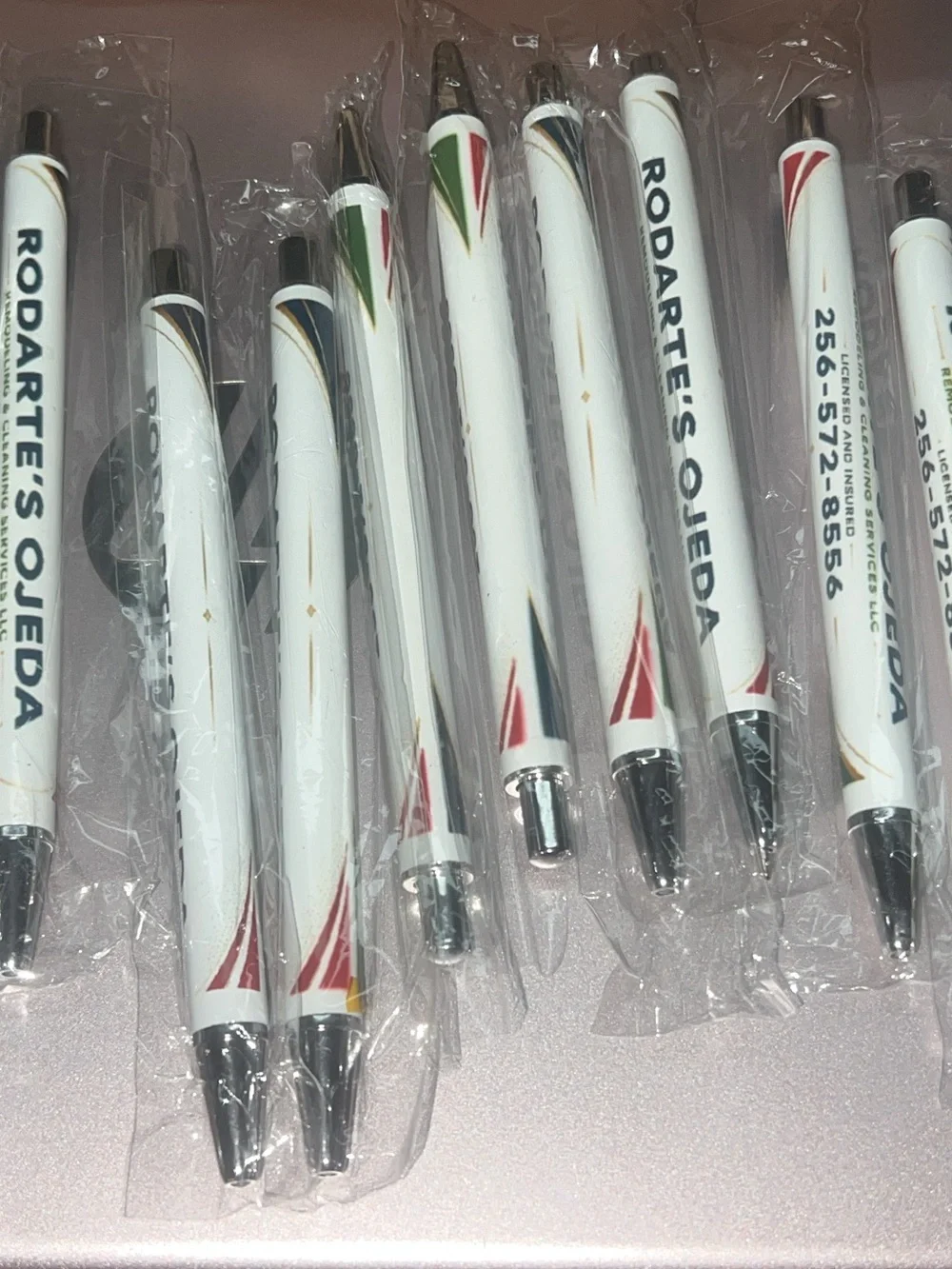 White Promotional Ballpoint Pen - Packable Party Favor